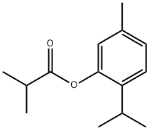 百里香酚异丁酯 结构式