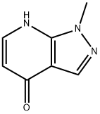 1-methyl-1,7-dihydro-4H-pyrazolo[3,4-b]pyridin-4-one 结构式