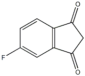 5-氟-1,3-茚满二酮 结构式