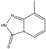 1,2,4-三唑并[4,3-A]吡啶-3(2H)-硫酮,8-甲基- 结构式