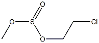 Sulfurous acid,2-chloroethyl methyl ester 结构式