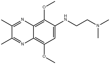 N-(5,8-DIMETHOXY-2,3-DIMETHYLQUINOXALIN-6-YL)-N',N'-DIMETHYLETHANE-1,2-DIAMINE 结构式