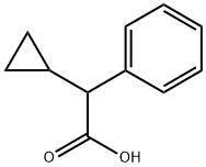2-环丙基-2-苯乙酸 结构式