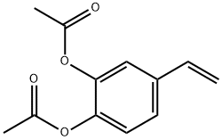 3,4-二乙酰氧基苯乙烯 结构式