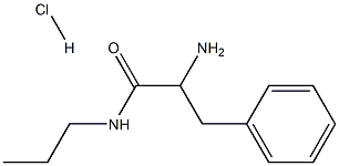 a-Amino-N-propylbenzenepropanamide HCl 结构式