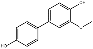 4-(4-HYDROXYPHENYL)-2-METHOXYPHENOL 结构式