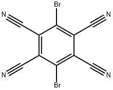 3,6-DIBROMO-BENZENE-1,2,4,5-TETRACARBONITRILE 结构式