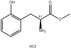 L-2-羟基苯丙氨酸甲酯盐酸盐 结构式
