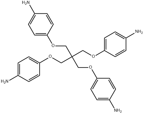 Tetrakis[(4-aminophenoxy)methyl]methane 结构式
