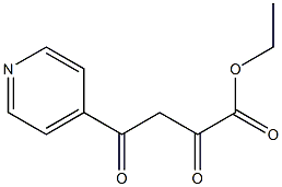 2,4-dioxo-4-pyridin-4-yl-butyric acid ethyl ester 结构式