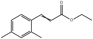(E)-ethyl 3-(2,4-dimethylphenyl)acrylate 结构式