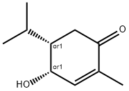 3-HYDROXY-P-MENTH-1-EN-6-ONE 结构式