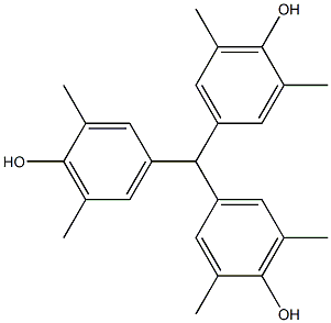 Phenol, 4,4',4''-methylidynetris[2,6-dimethyl- 结构式