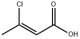 (2Z)-3-氯-2-丁烯酸 结构式