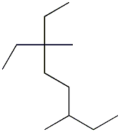 Octane, 3-ethyl-3,6-dimethyl- 结构式