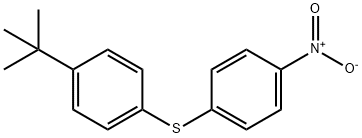 Benzene, 1-(1,1-dimethylethyl)-4-[(4-nitrophenyl)thio]- 结构式