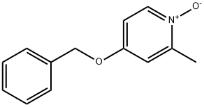 2-甲基-4-苯甲氧基吡啶氮氧化物 结构式