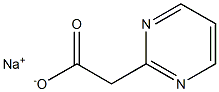 sodium 2-(pyrimidin-2-yl)acetate 结构式