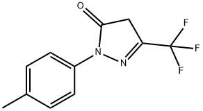 1-p-tolyl-3-(trifluoromethyl)-1H-pyrazol-5(4H)-one 结构式