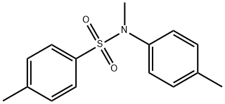 N,4-dimethyl-N-(4-methylphenyl)benzenesulfonamide 结构式