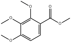 2,3,4-三甲氧基苯甲酸甲酯 结构式