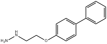 [2-(Biphenyl-4-yloxy)-ethyl]-hydrazine 结构式