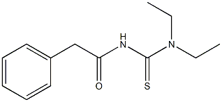 N-[(diethylamino)carbonothioyl]-2-phenylacetamide 结构式