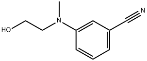 3-(N-(2-hydroxyethyl)-N-methylamino)benzonitrile 结构式