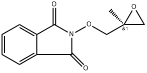(S)-2-((2-methyloxiran-2-yl)methoxy)isoindoline-1,3-dione 结构式