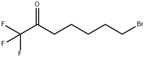 7-溴-1,1,1-三氟-2-庚酮 结构式