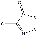 4-氯-5H-1,2,3-二噻唑-5-酮 结构式