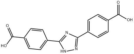 4,4' - (1H-1,2,4-三唑-3,5-二基)双 - 苯甲酸 结构式