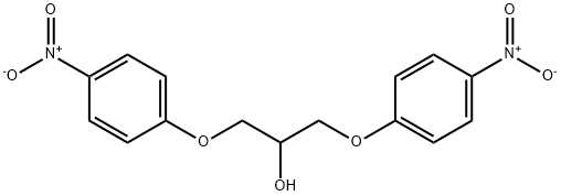 1,3-二(4-硝基苯氧基)-2-丙醇 结构式