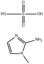 1-methyl-1H-imidazol-2-amine sulfate 结构式