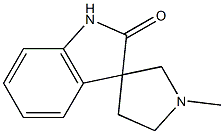 1-甲基螺[二氢吲哚-3,3-吡咯烷]-2-酮 结构式