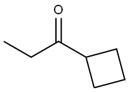 环丁基乙基甲酮 结构式