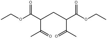 Pentanedioic acid, 2,4-diacetyl-, diethyl ester 结构式