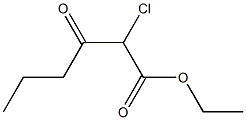 Hexanoic acid, 2-chloro-3-oxo-, ethyl ester 结构式