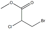 Propanoic acid, 3-bromo-2-chloro-, methyl ester 结构式