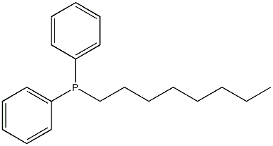 Phosphine, octyldiphenyl- 结构式