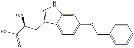 Tryptophan, 6-(phenylmethoxy)- 结构式