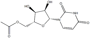Uridine, 5'-acetate 结构式