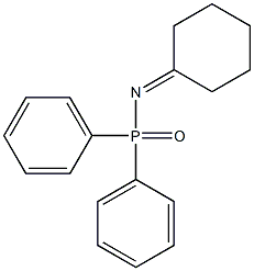 Phosphinic amide, N-cyclohexylidene-P,P-diphenyl- 结构式