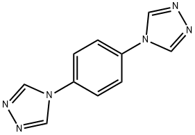 4,4'-(1,4-苯基)双(4H-1,2,4-三氮唑) 结构式
