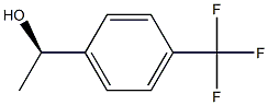 (R)-1-[4-(trifluoromethyl)phenyl]ethan-1-ol 结构式