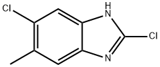 2,6-DICHLORO-5-METHYL-1H-1,3-BENZODIAZOLE 结构式