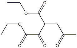Butanedioic acid,2-oxo-3-(2-oxopropyl)-, 1,4-diethyl ester 结构式