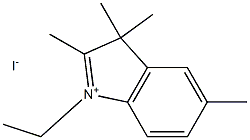 2,3,3-三甲基-1-丙基-3H-吲哚碘化物 结构式