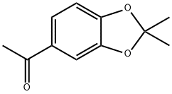 1-(2,2-二甲基苯并[D][1,3]二氧杂环戊烯-5-基)乙-1-酮 结构式