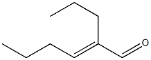 2-Hexenal, 2-propyl- 结构式